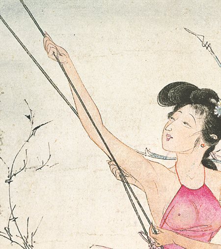 措美县-胡也佛的仕女画和最知名的金瓶梅秘戏图